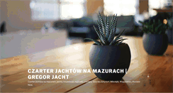 Desktop Screenshot of gregorjacht.pl